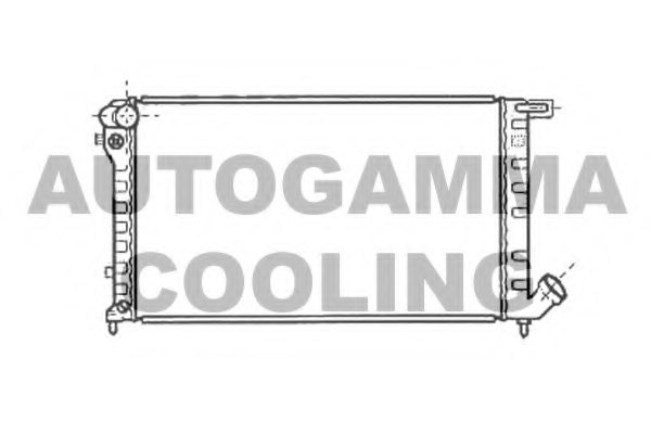AUTOGAMMA 100157 Radiator, engine cooling